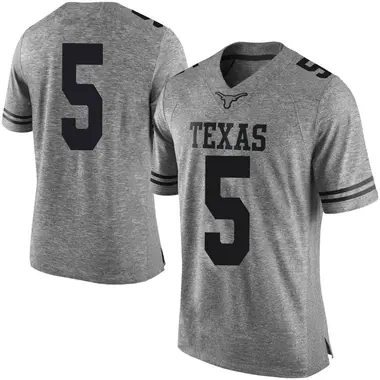 Gray Bijan Robinson Men's Texas Longhorns Mens Football College Jersey - Limited