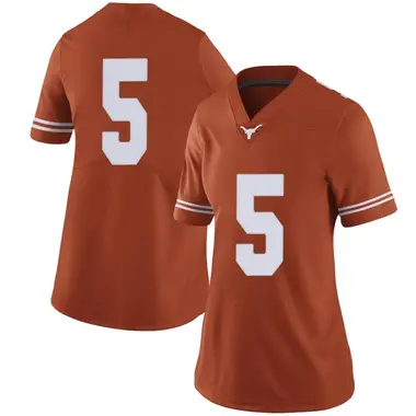 Orange Bijan Robinson Women's Texas Longhorns Women Football College Jersey - Limited